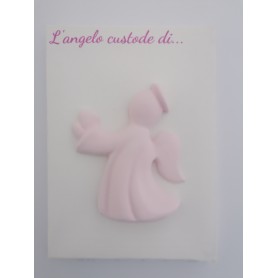 QUADRETTO TELA 13X18 CON ANGELO CERAMICA