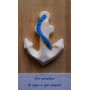QUADRETTO MINI LEGNO CON ANCORA