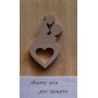 QUADRETTO LEGNO MINI CON COPPIA