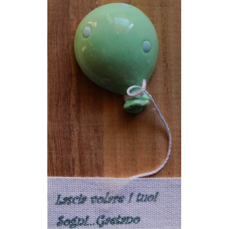 QUADRETTO LEGNO MINI PALLONCINO+ SCATOLA