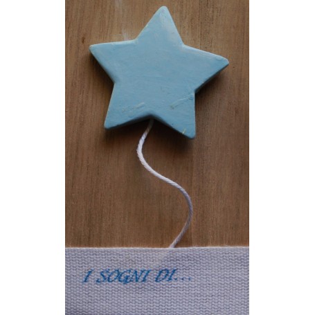 QUADRETTO LEGNO MINI CON STELLINA